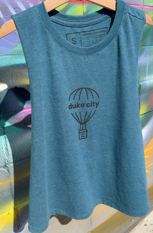 "Balloon" Women's Racerback Cropped Tank