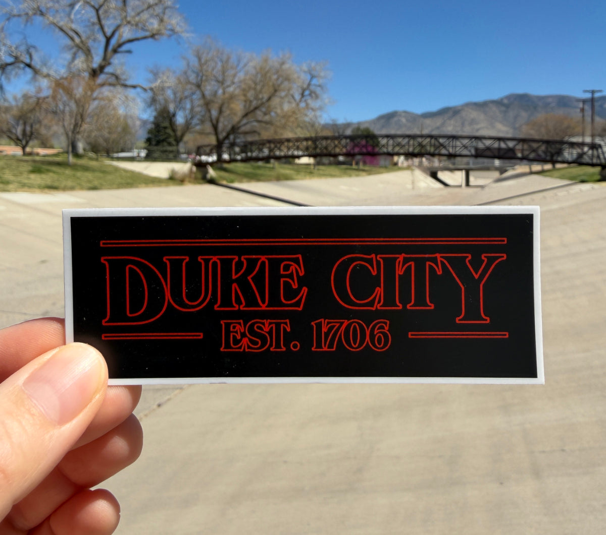 Duke City Things Sticker