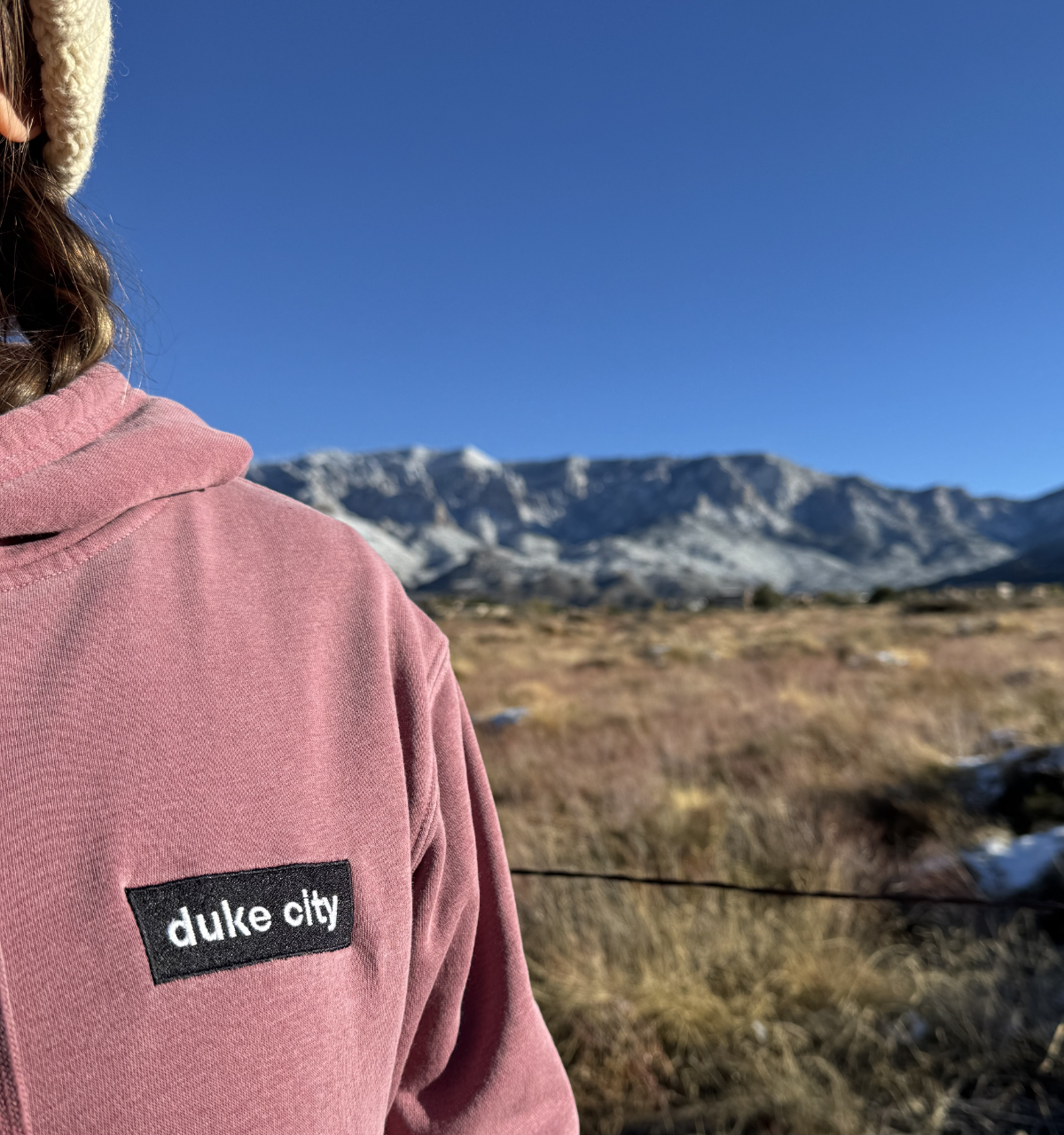 "Minimal Patch" Unisex Pigment-Dyed Hoodie